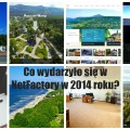 Kolaż zdjęć przedstawiających wybrane dokonania NetFactory w 2014 roku